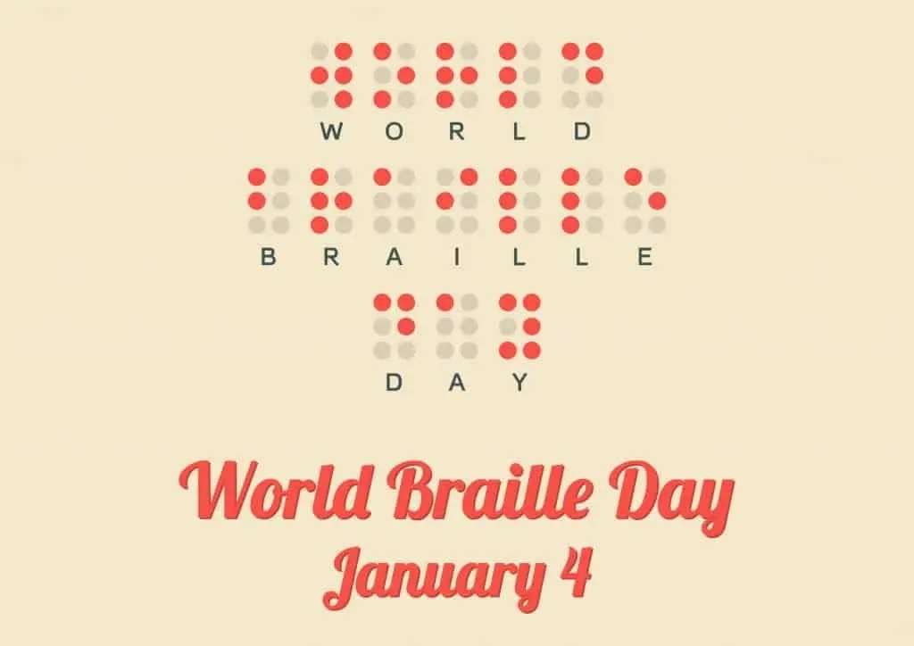 World Braille Day puzzle online from photo