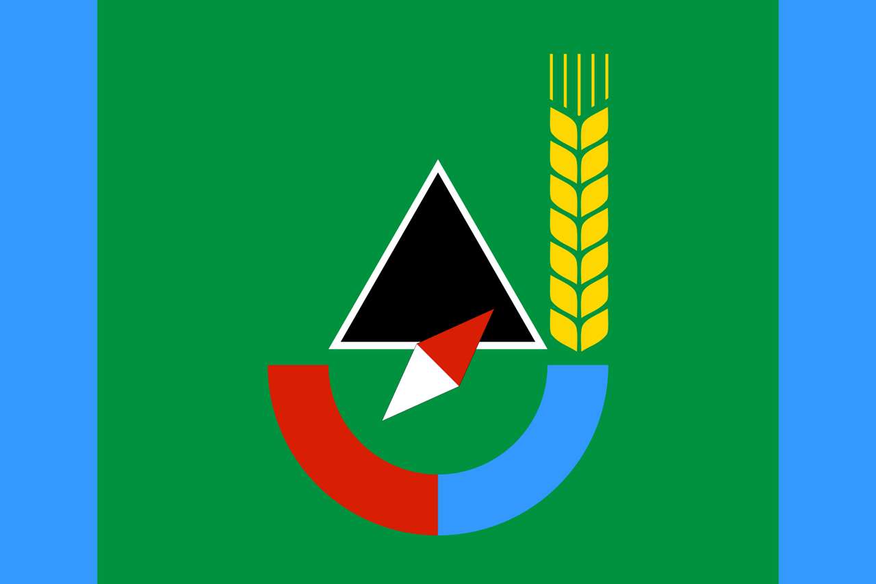 Belgorod-regionens flagga Pussel online