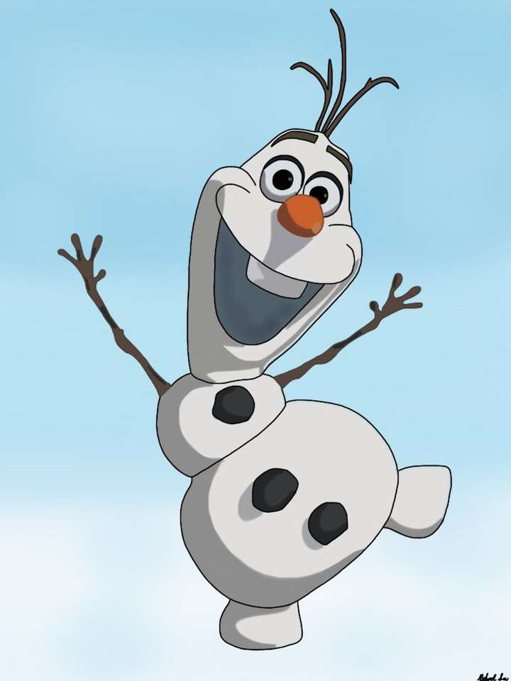 Olaf puzzle puzzle online from photo