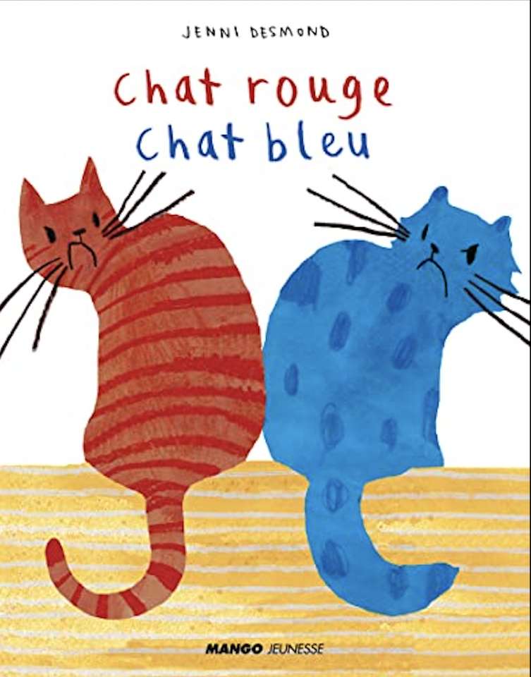 chat rouge chat blu puzzle online