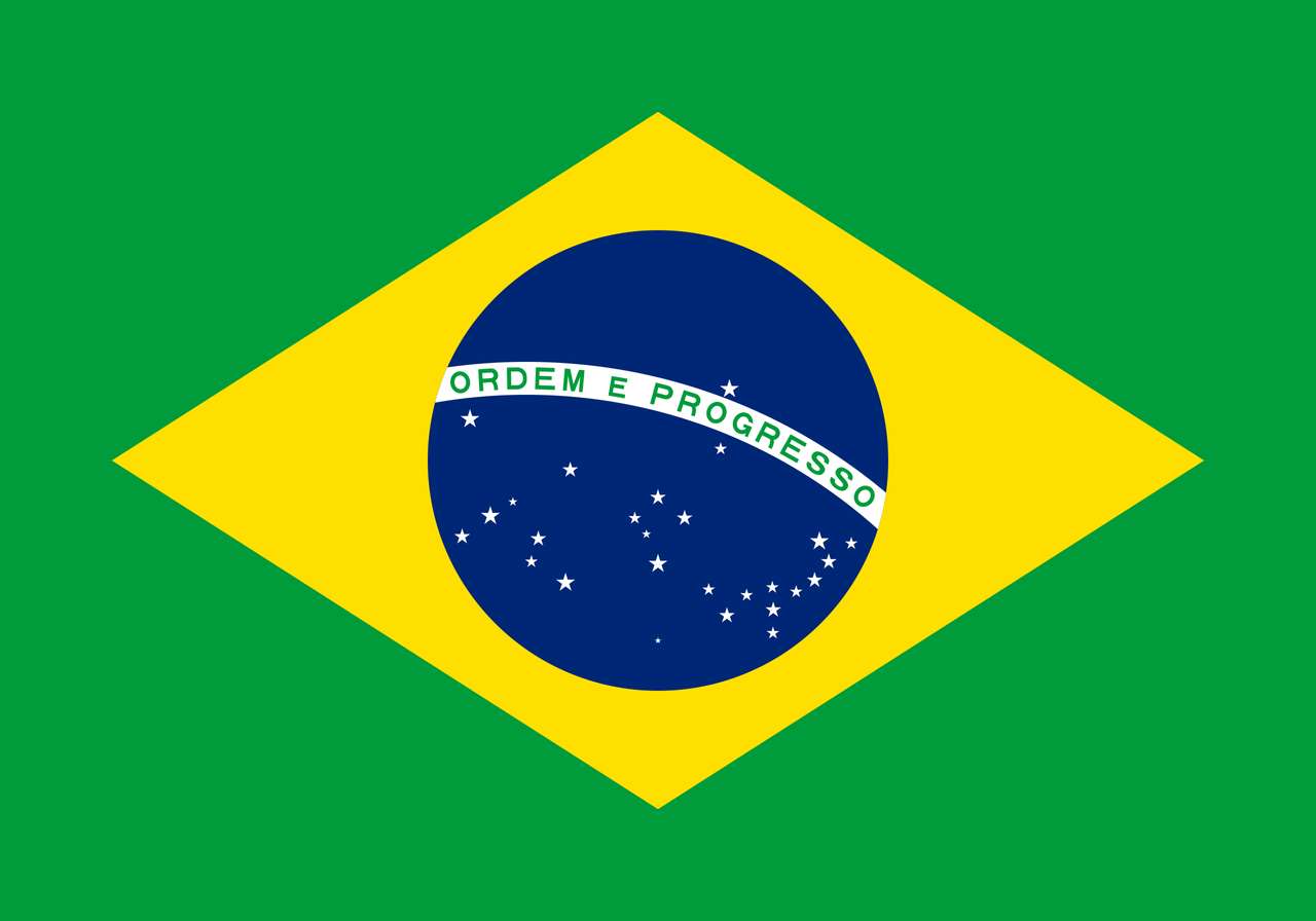 Brasiliens flagga Pussel online