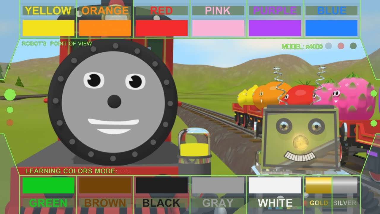Цвет Шон поезд пазл онлайн из фото