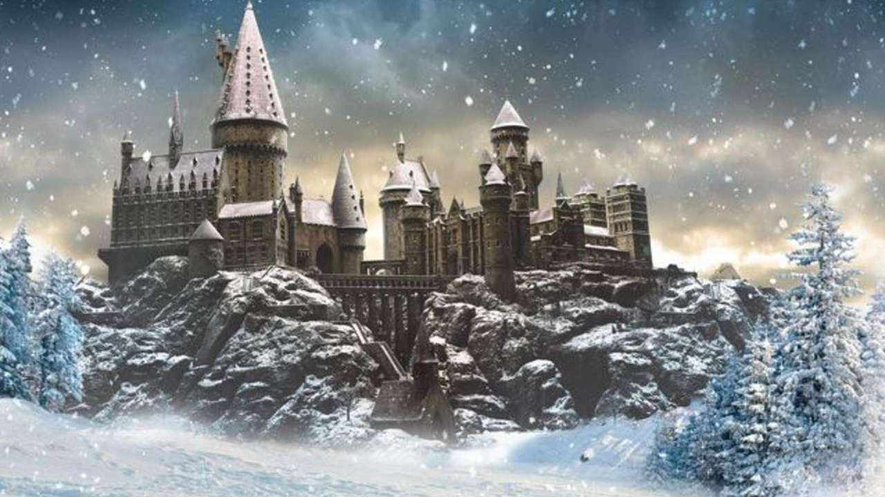 Vinter på Hogwarts Pussel online