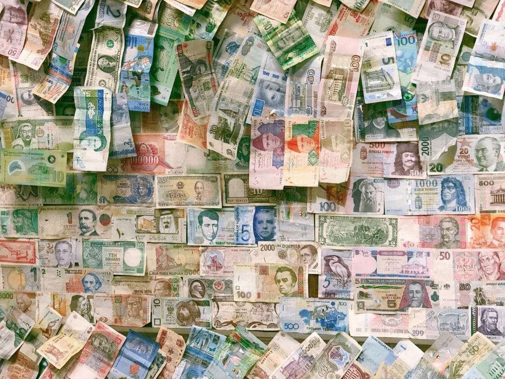 Diverse valuta's online puzzel