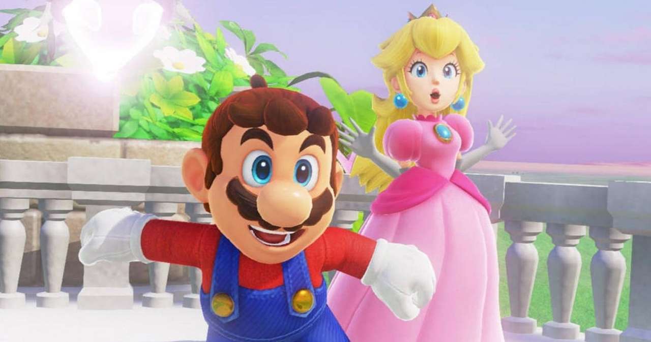 mario and peach puzzle online from photo
