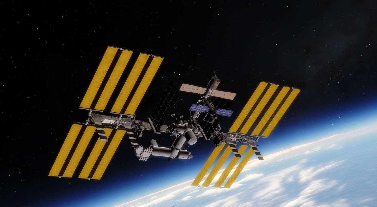 Internationella rymdstationen ISS pussel online från foto