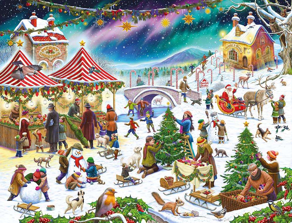 Christmas puzzle puzzle online from photo
