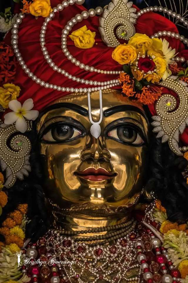 hare Krishna pussel online från foto