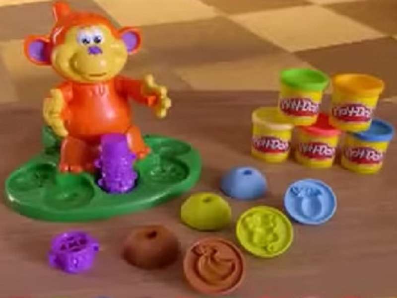 mono de nuez de coco play-doh puzzle online a partir de foto