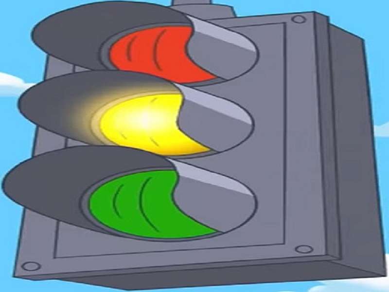 traffic light puzzle online from photo