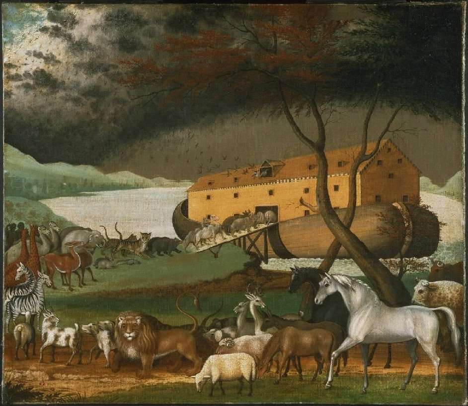 Arca de Noé pussel online från foto