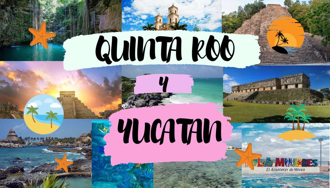Quintana Roo och Yucatan pussel online från foto