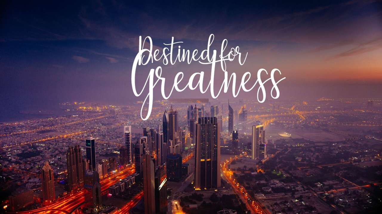 Destined for Greatness puzzle online from photo