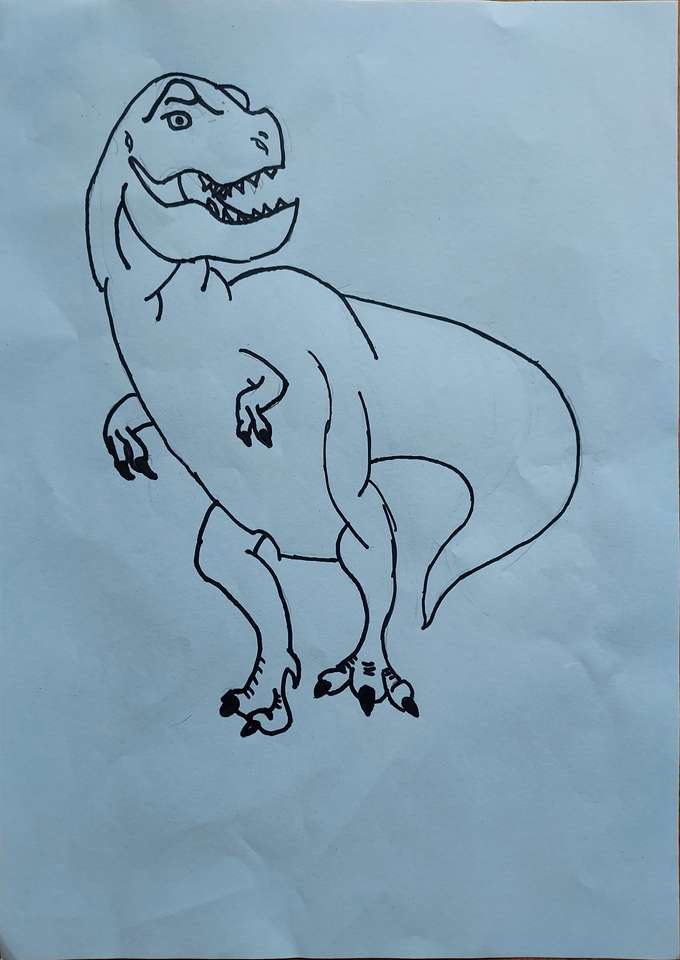 Jigasaurus Rex pussel online från foto