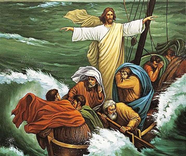 Yesus Meredakan Angin Ribut Pussel online