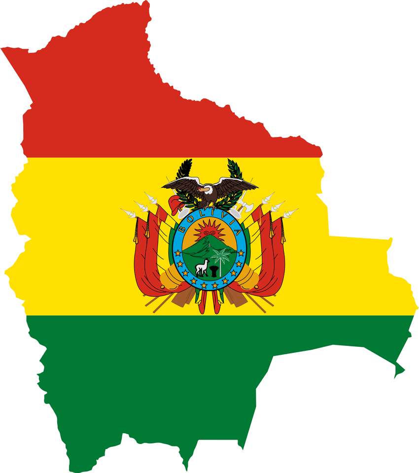 Karte Bolivien Online-Puzzle