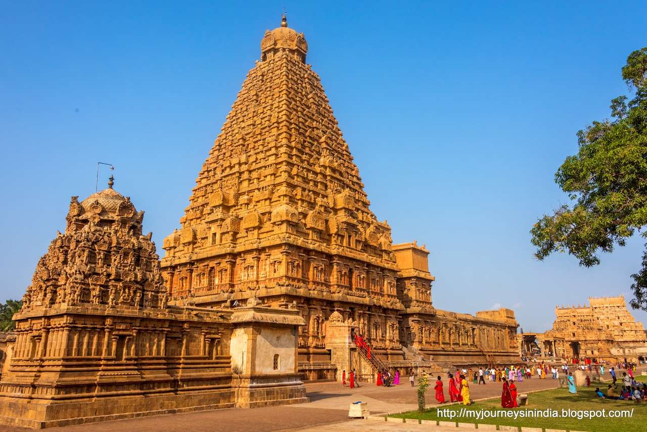 Tempel Thanjavur Online-Puzzle vom Foto