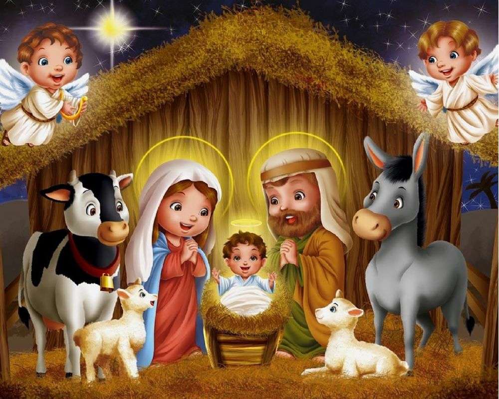 Раждането на Исус онлайн пъзел