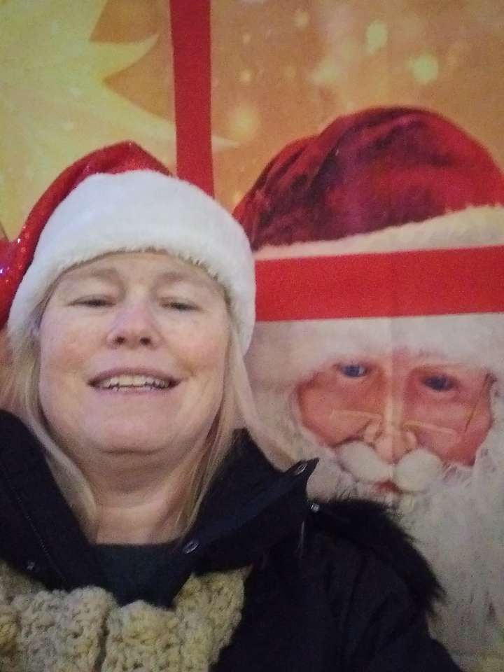 Дядо Коледа и аз онлайн пъзел от снимка