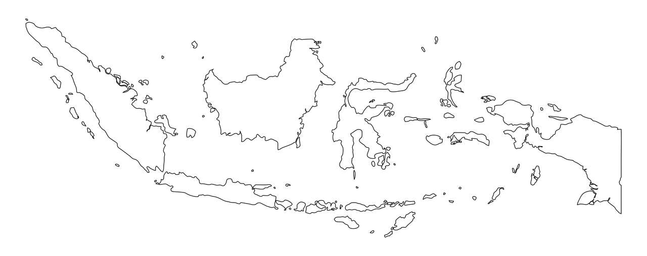 Peta Indonesien pussel online från foto