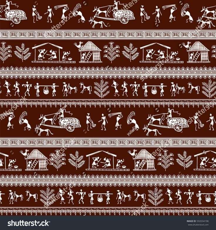 Warli painting online puzzle