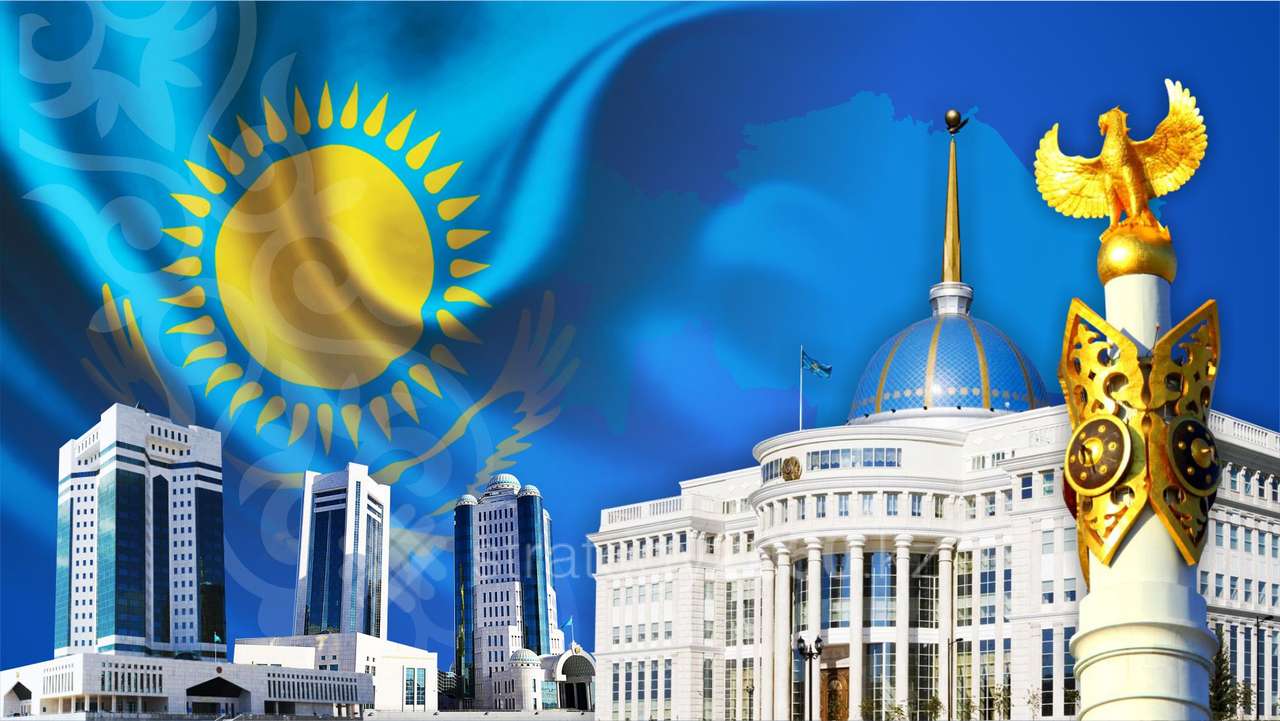 Menin elim -Kazahstan! puzzle online din fotografie