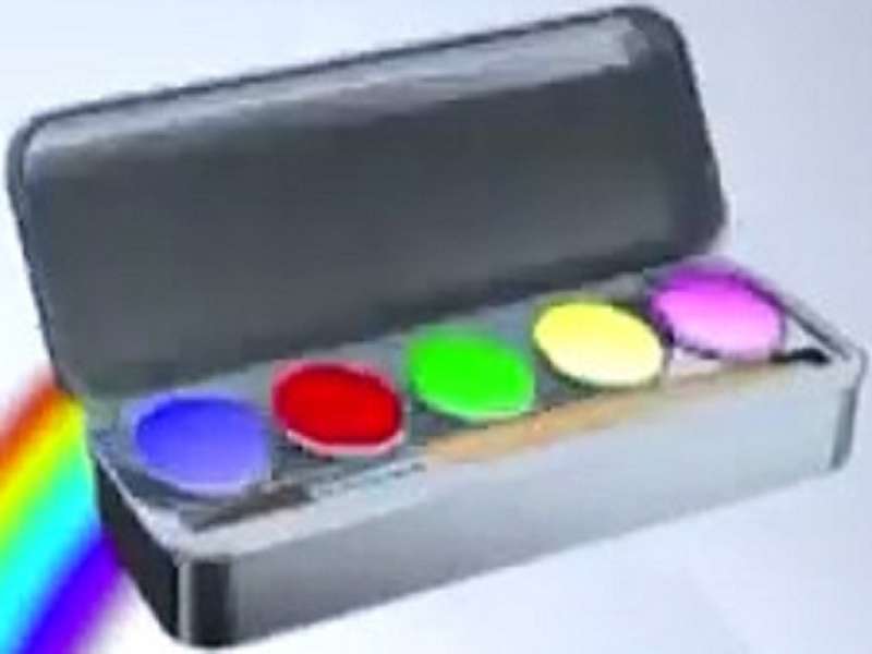p is for paintbox puzzle online from photo