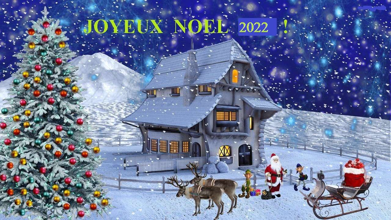 Vrolijk kerstfeest 2022 online puzzel