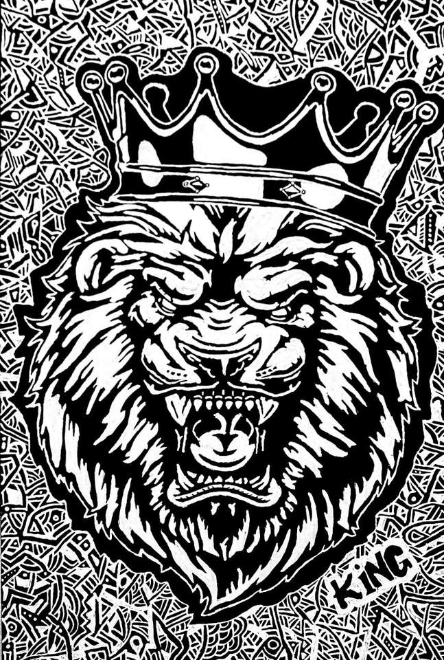 Цар лъв онлайн пъзел