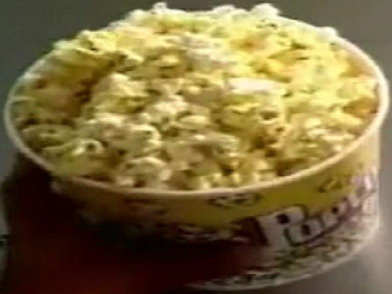 p är för popcorn pussel online från foto
