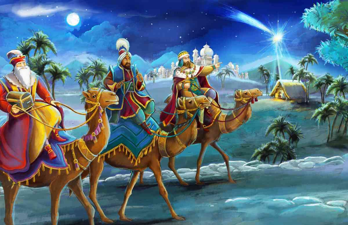 Reyes magos 3 puzzle online from photo
