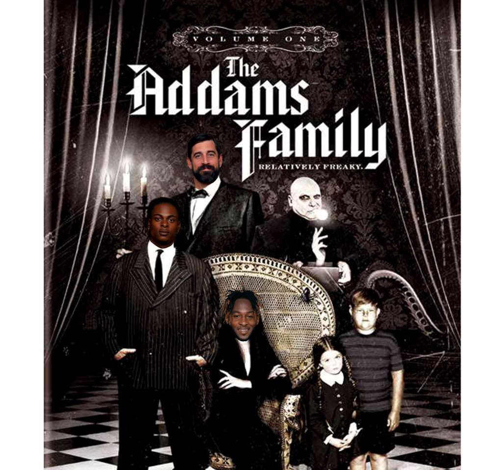 пародия на семейство Адамс онлайн пъзел от снимка