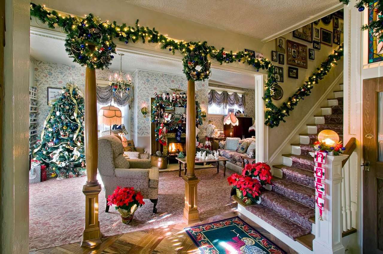 Karácsonyi dekoráció puzzle online fotóról