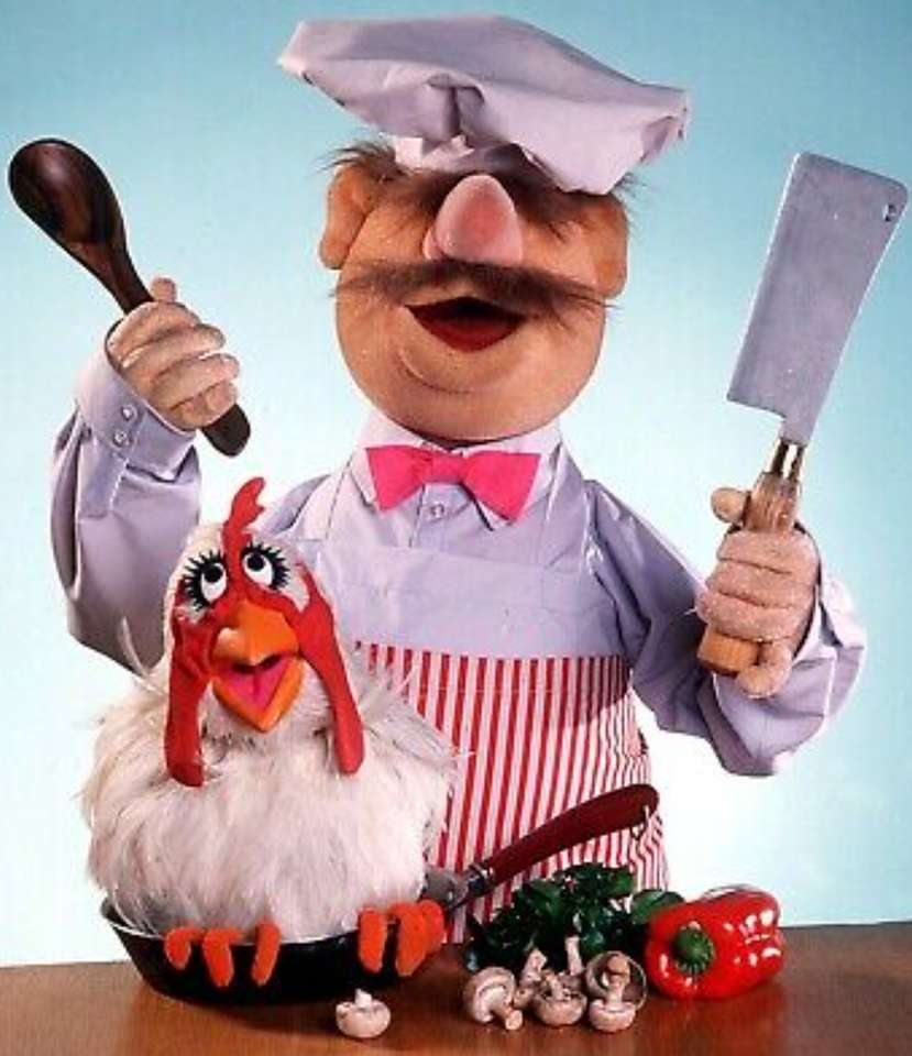 Swedish Chef puzzle online from photo