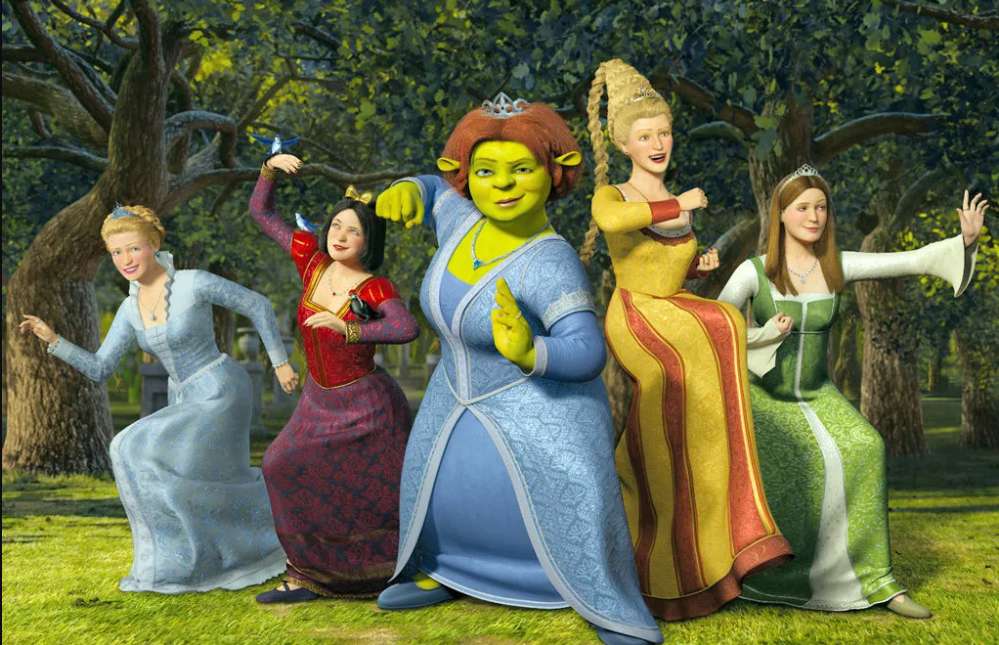 Shrek Dames online puzzel