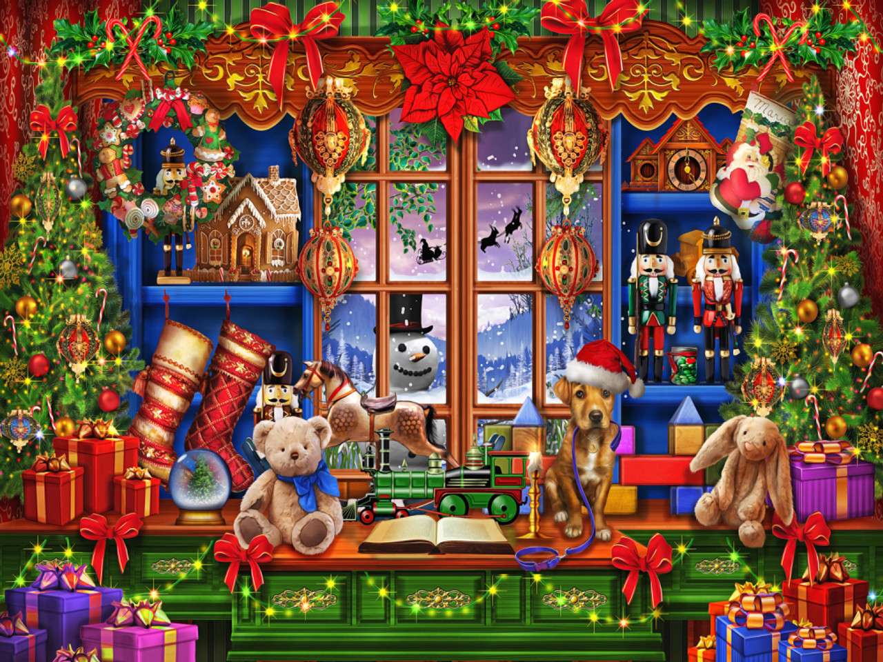 Karácsonyi játék puzzle puzzle online fotóról