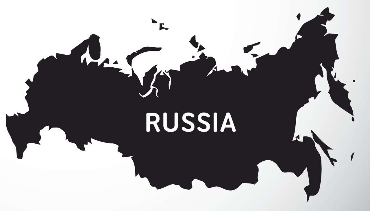 Casse-tête de la carte de la Russie puzzle en ligne