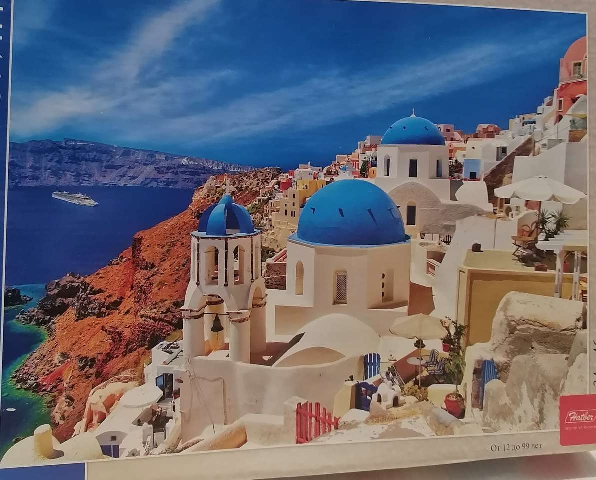 Santorini rompecabezas en línea