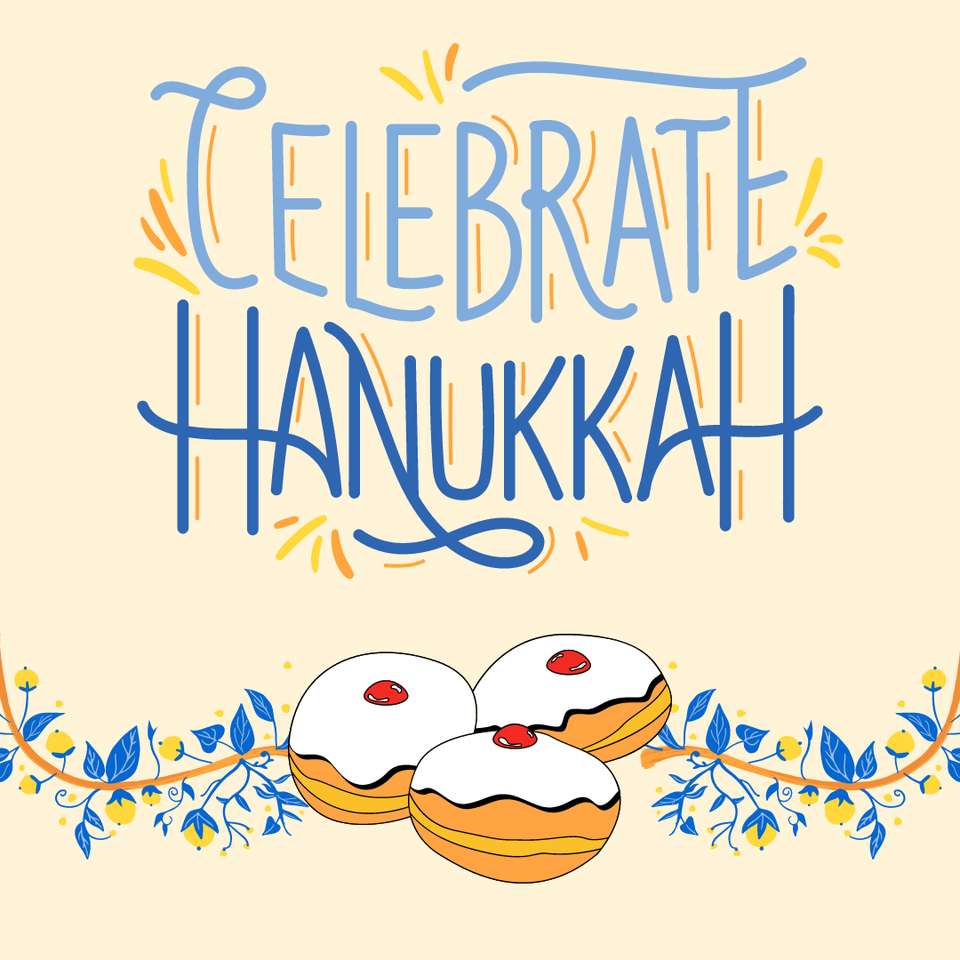 Feiern Sie Chanukka! Online-Puzzle
