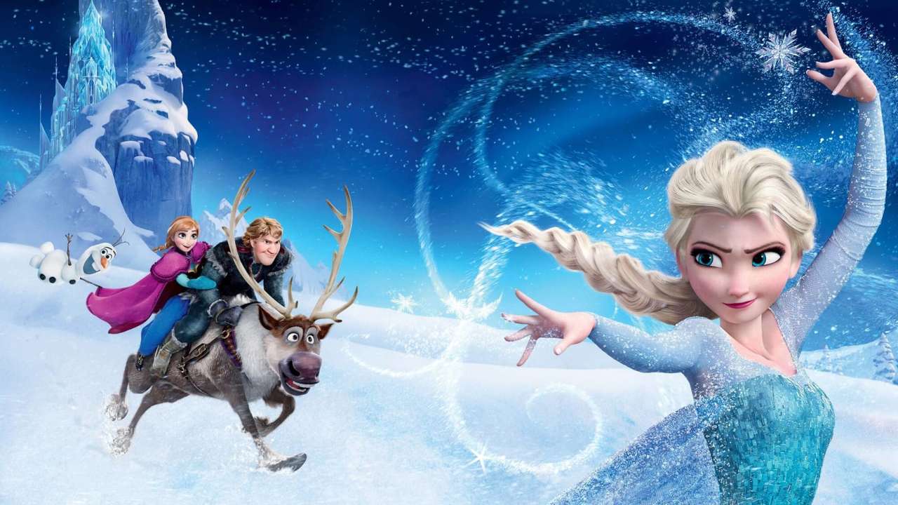 Frozen movie puzzle online from photo