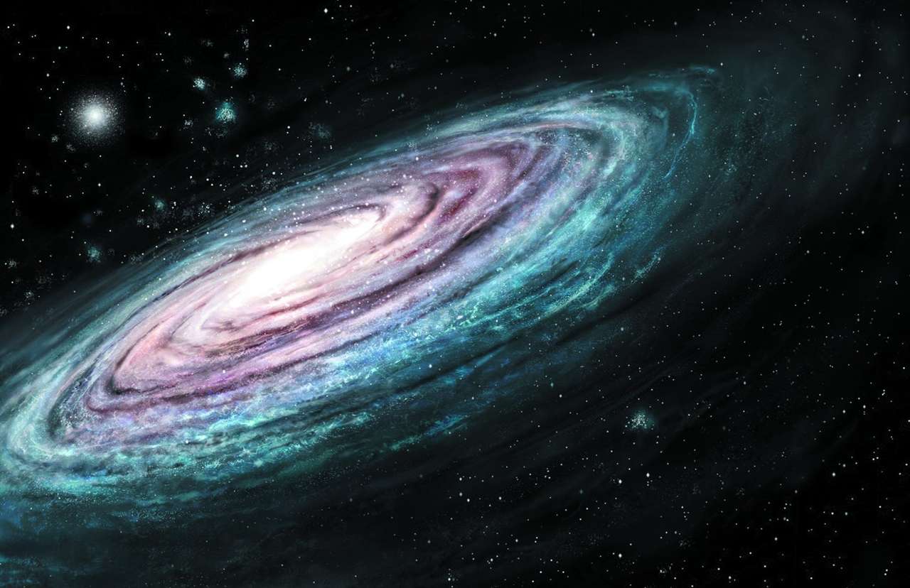Vintergatan pussel online från foto