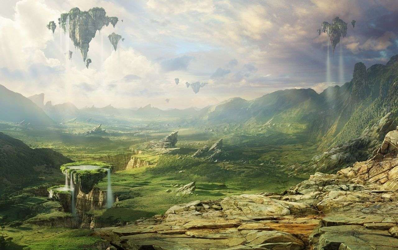 Landscape Scifi online puzzle