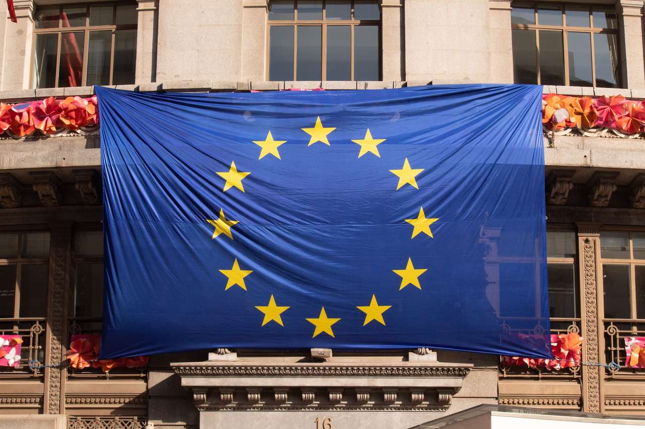 Europese vlag online puzzel