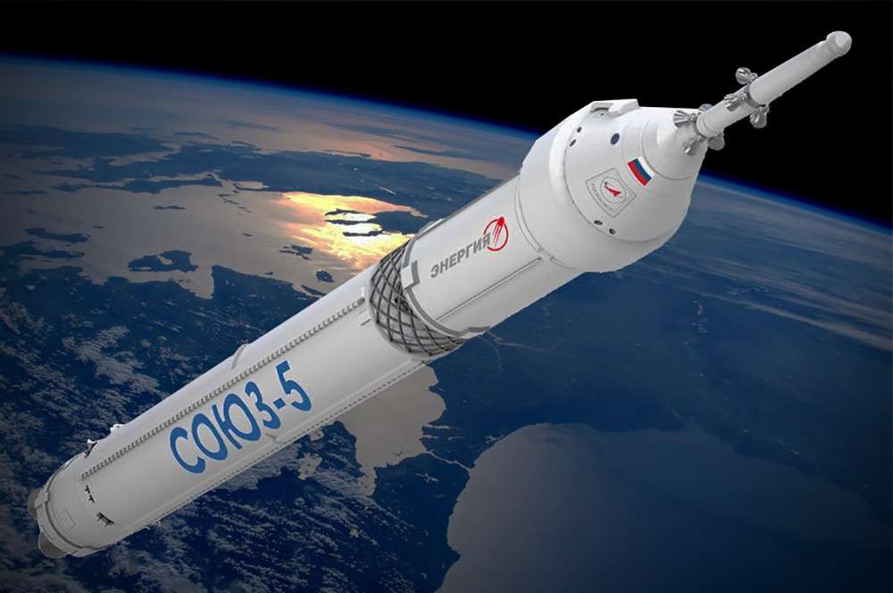Raket Soyuz pussel online från foto