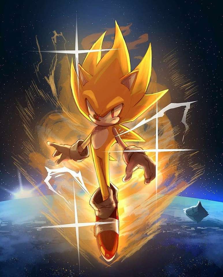 Sonic the Hedgehog puzzle online from photo