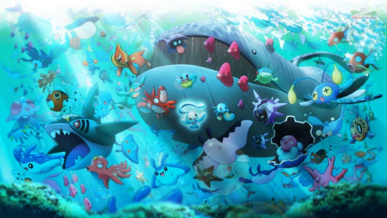 Wasser-Pokémon Online-Puzzle