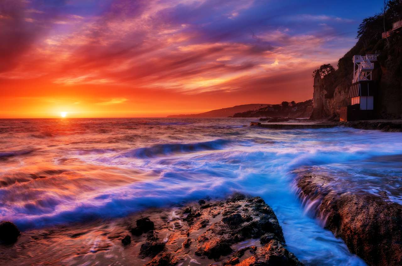 Sunset At Laguna puzzle online from photo