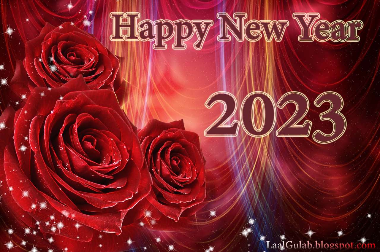 Happy New Year 2023 online puzzle