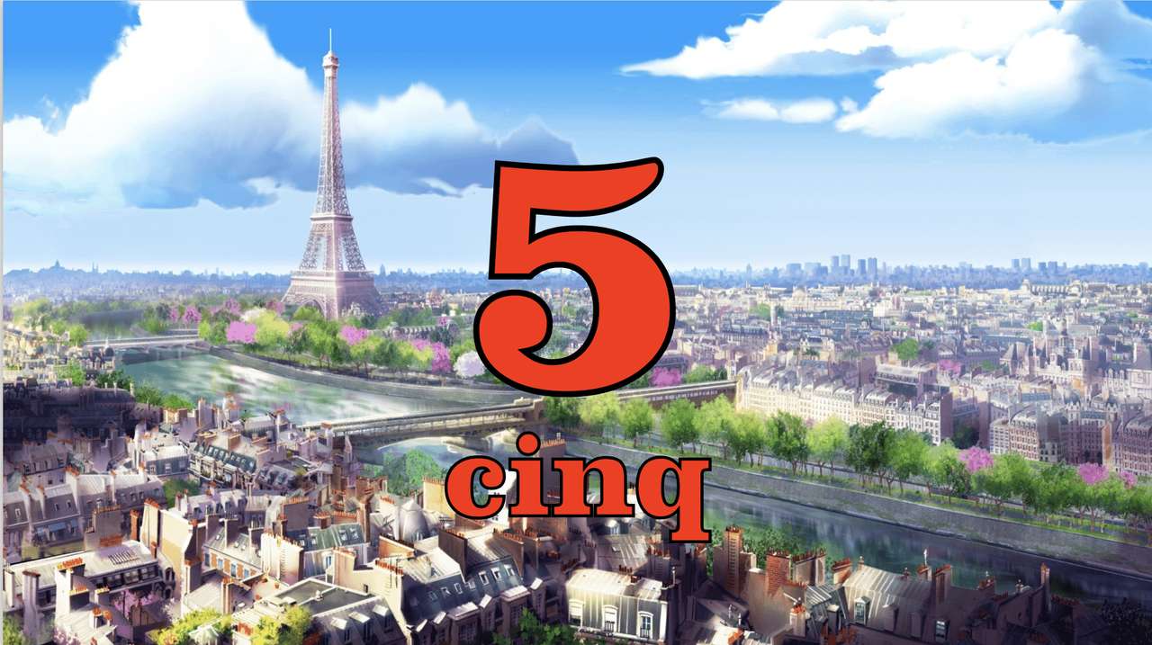 Cinq franceză puzzle online din fotografie