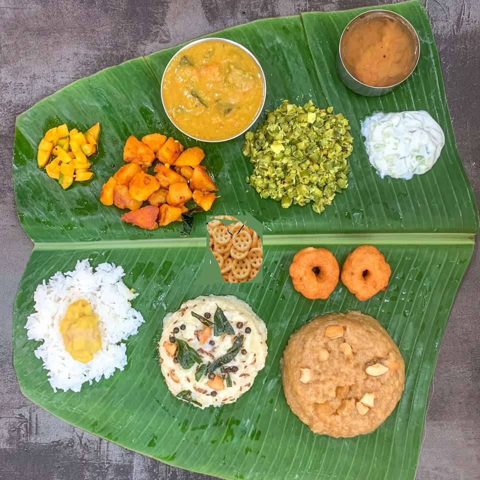 Tamilsk mat pussel online från foto